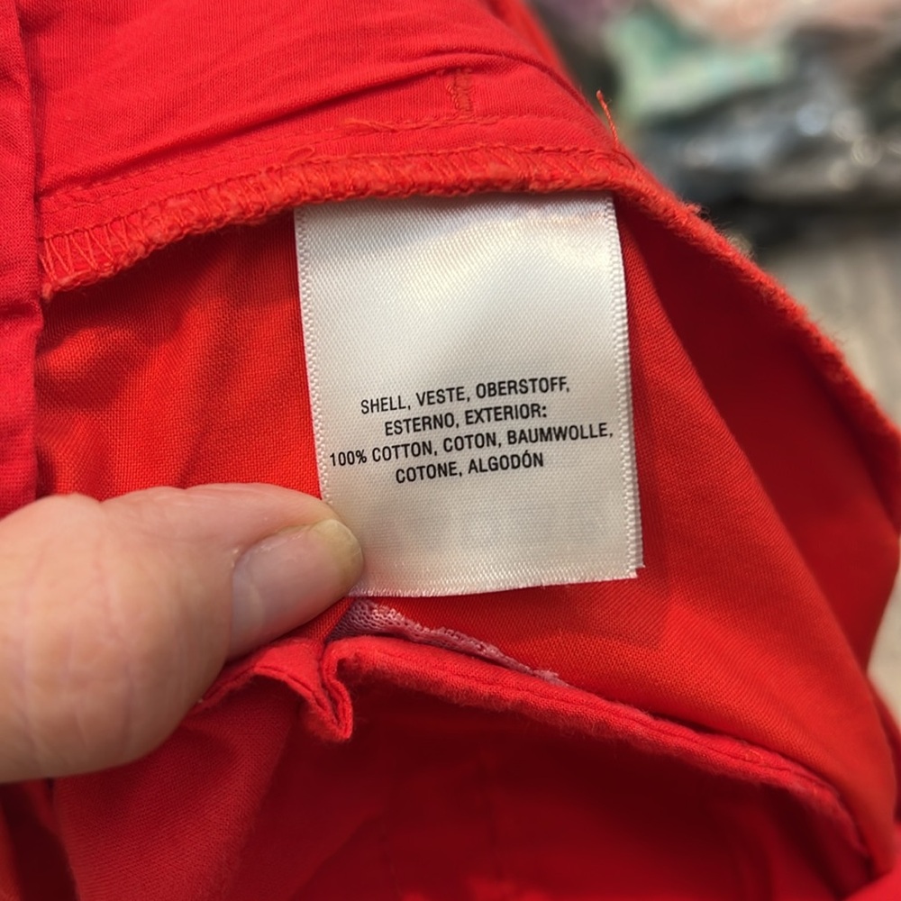 Anthropologie Red Wide Leg Pants - Picture 11 of 11